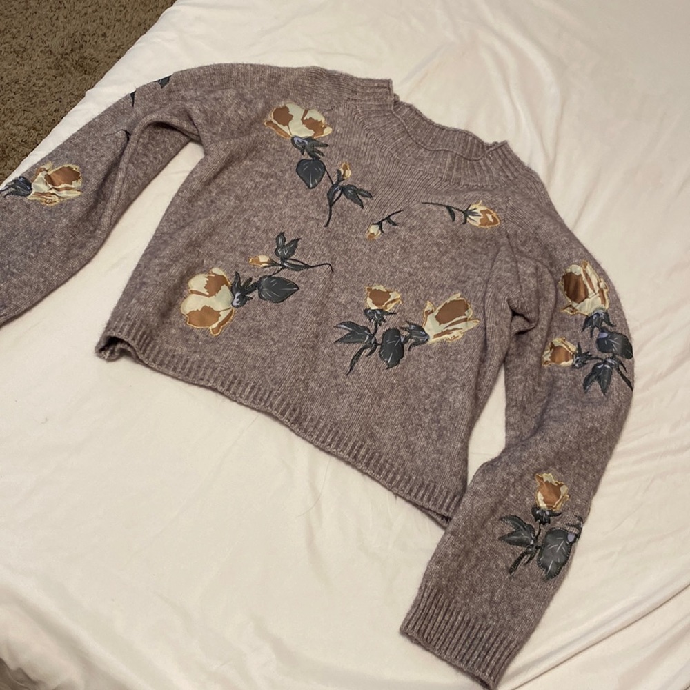 Embroidered sweater
